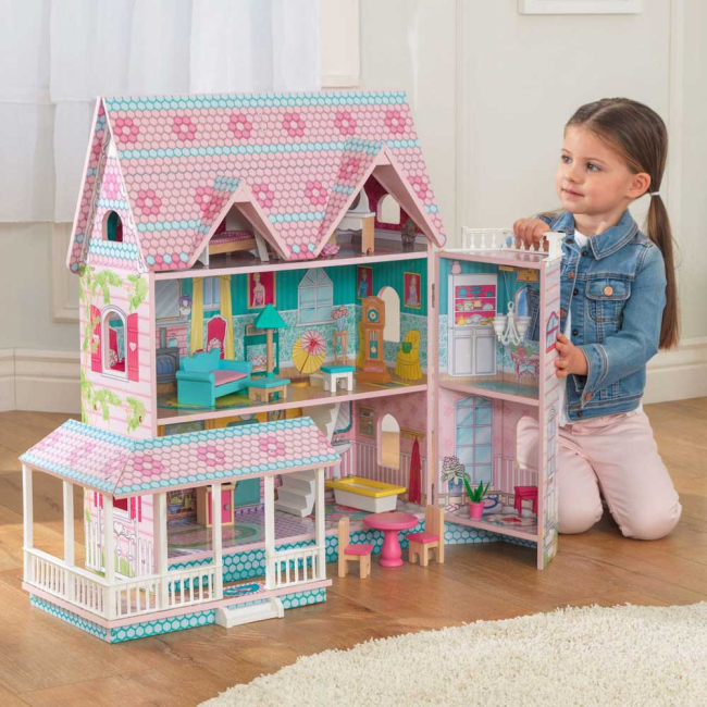 Меблі та будиночки - Ляльковий будиночок KidKraft Маєток Еббі (65941)#5