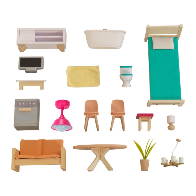 Меблі та будиночки - Ляльковий будиночок KidKraft Маєток Дотті з ефектами (65965)#2