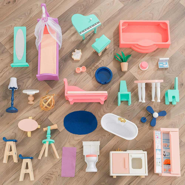 Мебель и домики - Кукольный домик KidKraft Особняк Камиллы с эффектами (65986)#2