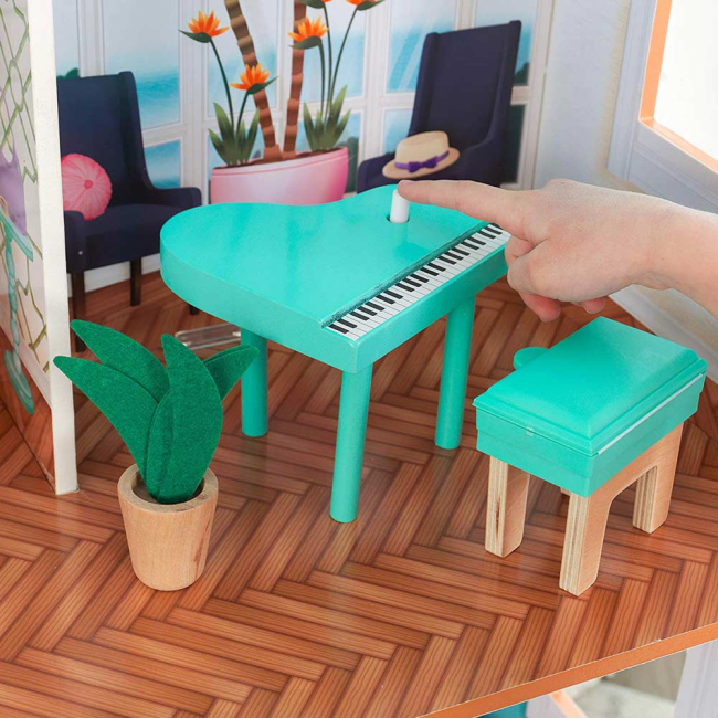 Мебель и домики - Кукольный домик KidKraft Особняк Камиллы с эффектами (65986)#3