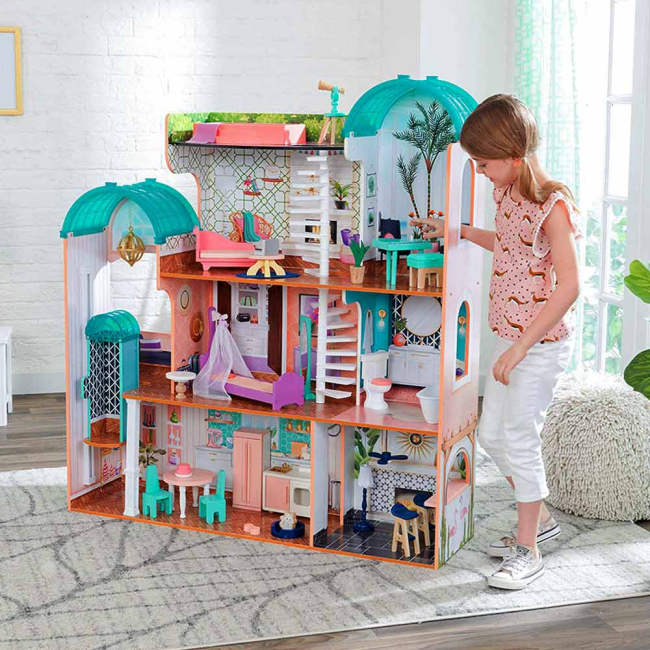 Мебель и домики - Кукольный домик KidKraft Особняк Камиллы с эффектами (65986)#5