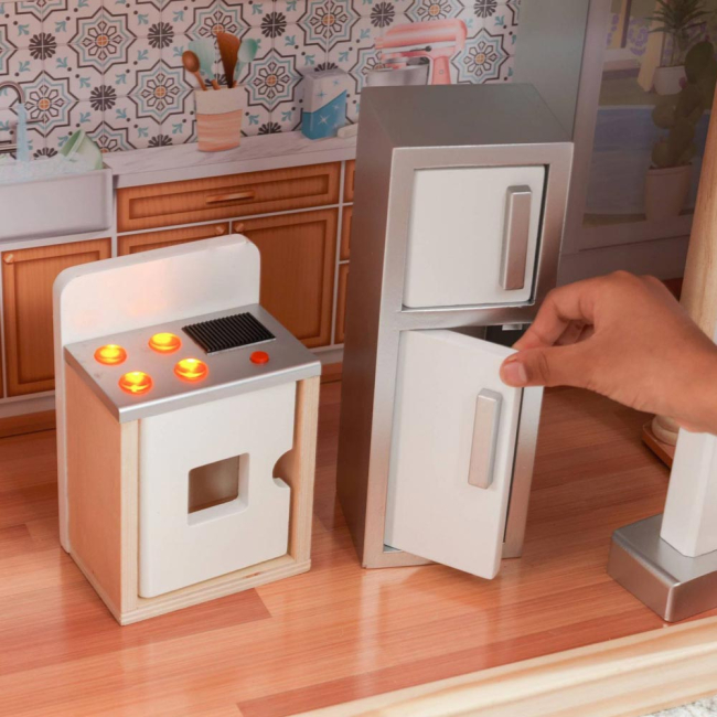 Меблі та будиночки - Ляльковий будиночок KidKraft Маєток Жоржина із ефектами (65987)#3