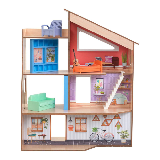 Мебель и домики - Кукольный домик KidKraft Хэйзел сити (65990)#2