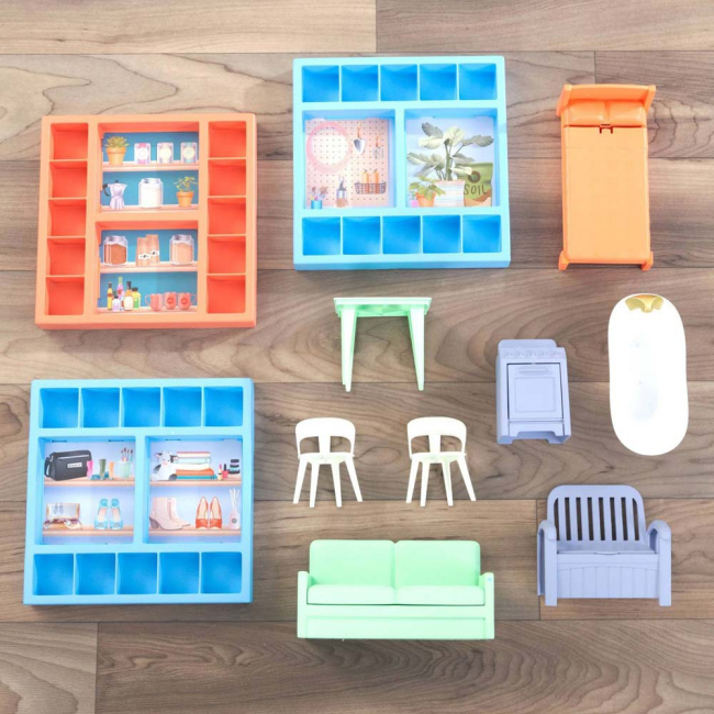 Мебель и домики - Кукольный домик KidKraft Хэйзел сити (65990)#3