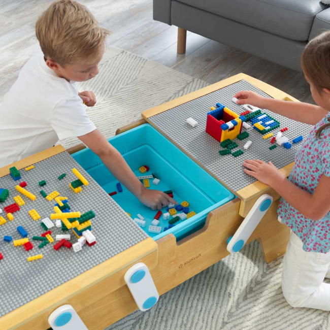 Детская мебель - Набор KidKraft Строительные блоки с игровым столом (17512)#3