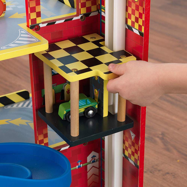 Автотреки - Автотрек KidKraft Мега спуск со световым эффектом (63267)#4