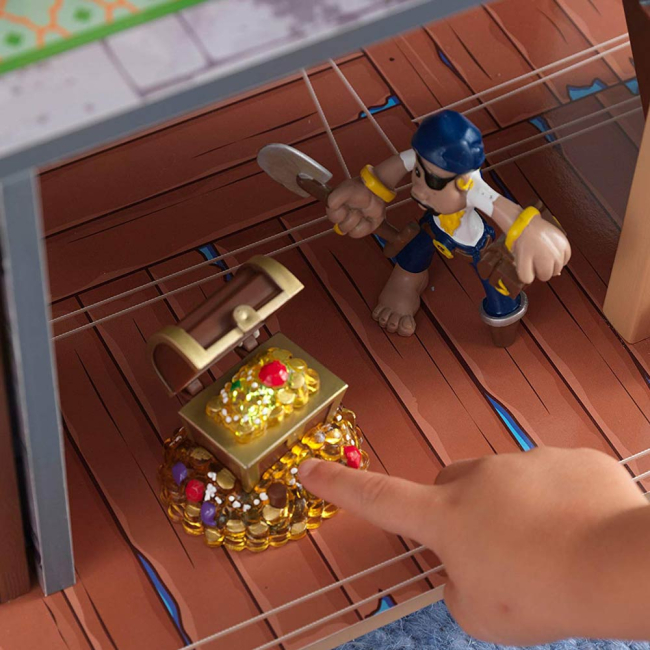 Фигурки человечков - Игровой набор KidKraft Пиратский форт с эффектами (63284)#2