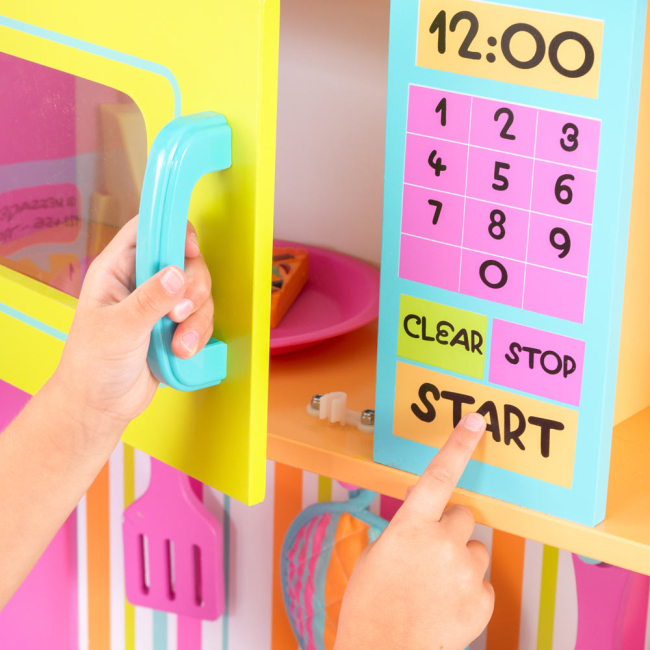 Дитячі кухні та побутова техніка - Іграшкова кухня KidKraft Deluxe яскрава (53100)#2