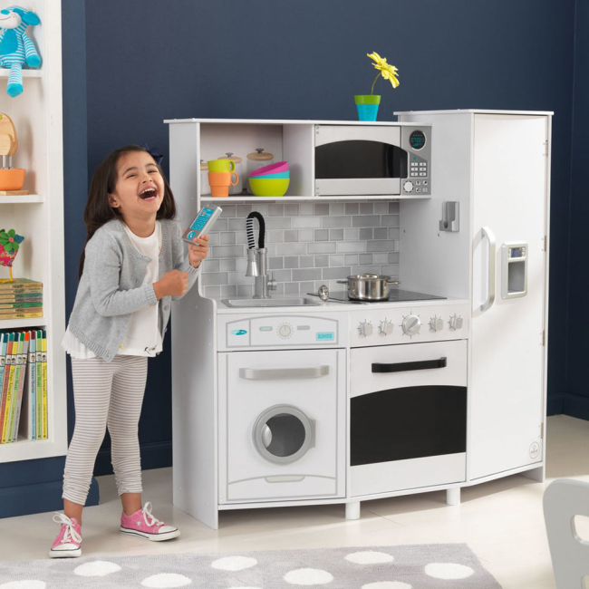 Дитячі кухні та побутова техніка - Іграшкова кухня KidKraft Велика сучасна із ефектами (53369)#5