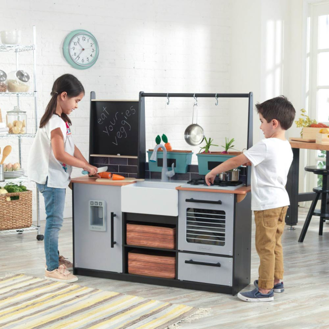 Дитячі кухні та побутова техніка - Іграшкова кухня KidKraft З ферми до столу із ефектами (53411)#5