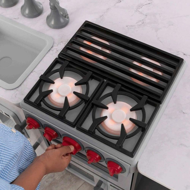 Дитячі кухні та побутова техніка - Іграшкова кухня KidKraft Кухонний острів шеф-кухаря з ефектами (53420)#2