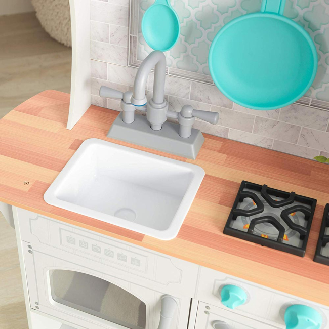 Дитячі кухні та побутова техніка - Іграшкова кухня KidKraft Сільська (53424)#4