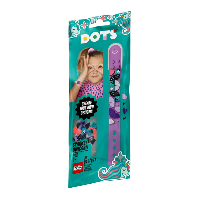 Конструкторы LEGO - Конструктор LEGO Dots Звездный единорог браслет (41902)#4