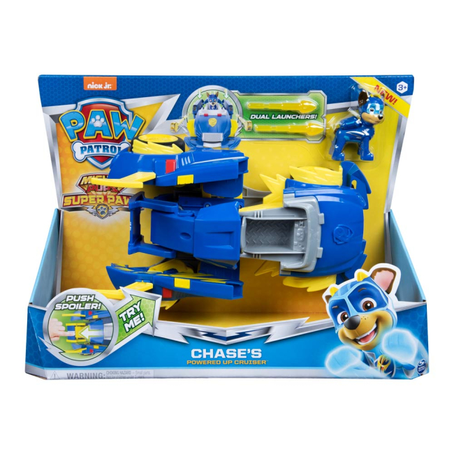 Фігурки персонажів - Машинка-трансформер Paw patrol Мегацуценята з фігуркою Гонщика (SM16771/4973)#4