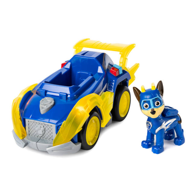 Фигурки персонажей - Машинка-трансформер Paw patrol Мегащенки c фигуркой Гонщика и эффектами (SM16776/7264)#2