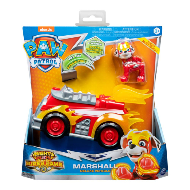 Фігурки персонажів - Машинка-трансформер Paw patrol Мегацуценята з фігуркою Маршала й ефектами (SM16776/7271)#4