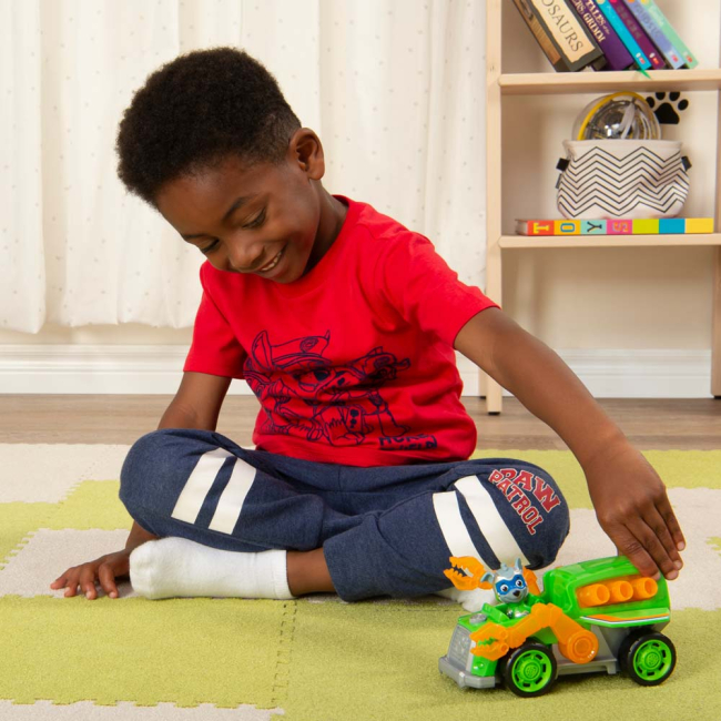 Фигурки персонажей - Машинка-трансформер Paw patrol Мегащенки c фигуркой Рокки и эффектами (SM16776/7301)#5