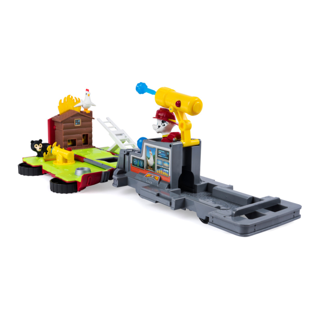 Фігурки персонажів - Машинка-трансформер Paw patrol Рятувальний автомобіль-станція із Маршалом (SM16770/8903)#2