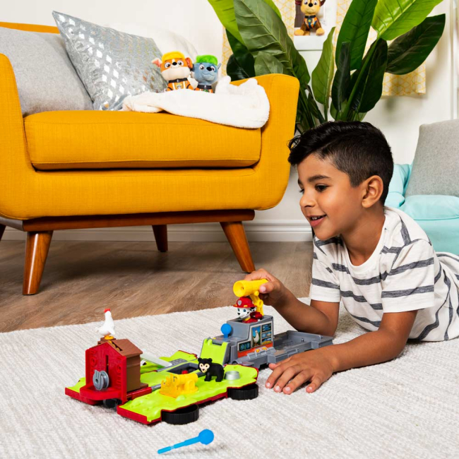 Фігурки персонажів - Машинка-трансформер Paw patrol Рятувальний автомобіль-станція із Маршалом (SM16770/8903)#5