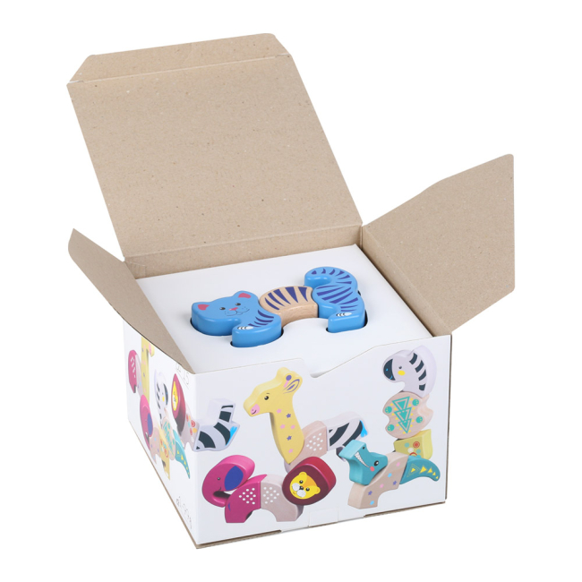 Развивающие игрушки - Магнитный конструктор Wumba Домашние животные 15 деталей (90002)#4