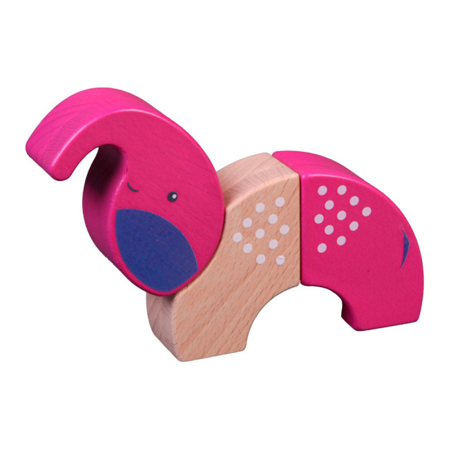 Развивающие игрушки - Магнитный конструктор Wumba Африканские животные 15 деталей (90007)#2