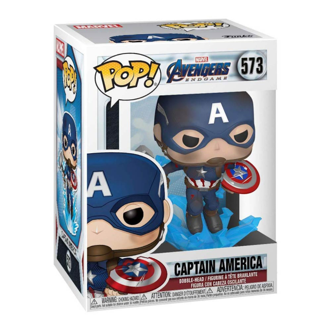 Фигурки персонажей - Фигурка Funko Pop Avengers Капитан Америка с мьёльниром (45137)#2