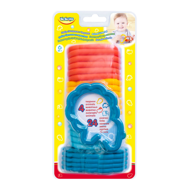 Розвивальні іграшки - Ігровий набір Bebelino Ланцюжок із звіряток (58112)#2