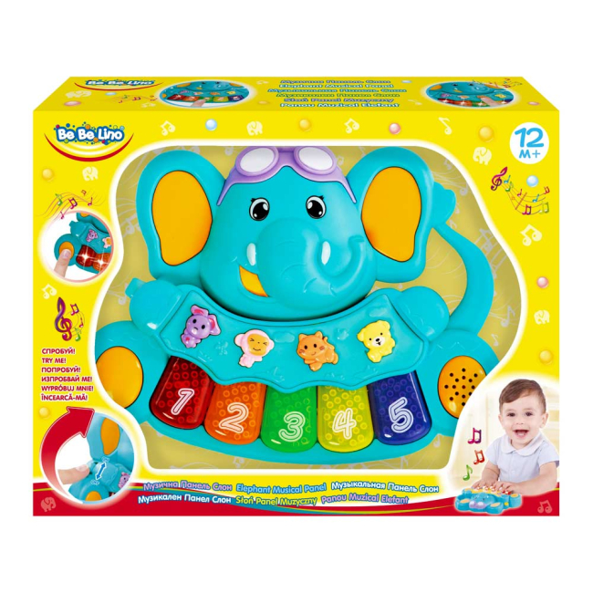 Развивающие игрушки - Игровая панель Bebelino Слон (58126)#2