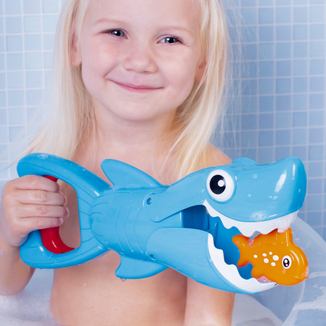 Іграшки для ванни - Ігровий набір для ванни Bebelino Акула на полюванні (58082)#4