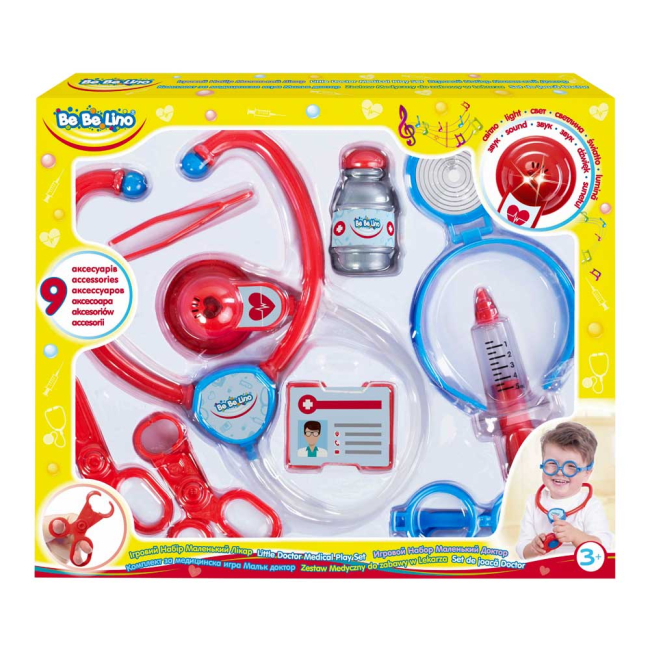 Наборы профессий - Игровой набор Bebelino Маленький доктор с эффектами (58121)#2