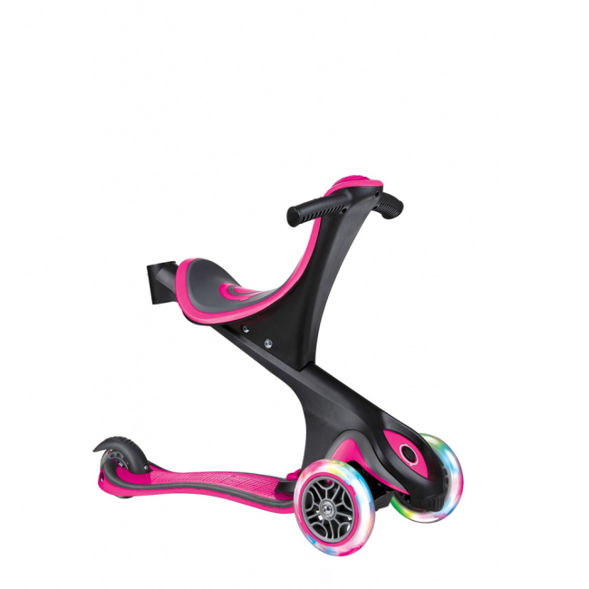 Самокаты - Самокат Globber Evo comfort lights розовый 5 в 1 (459-110)#2