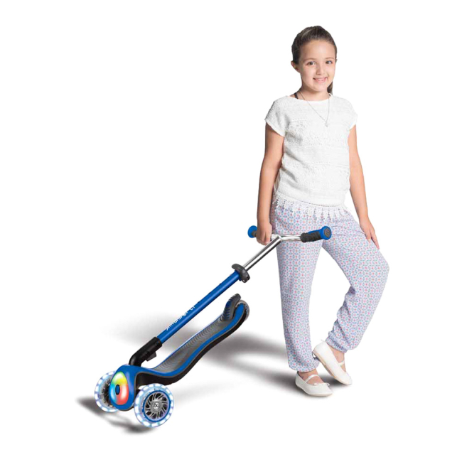 Самокати - Самокат Globber Elite prime синій із підсвіткою (444-800)#5