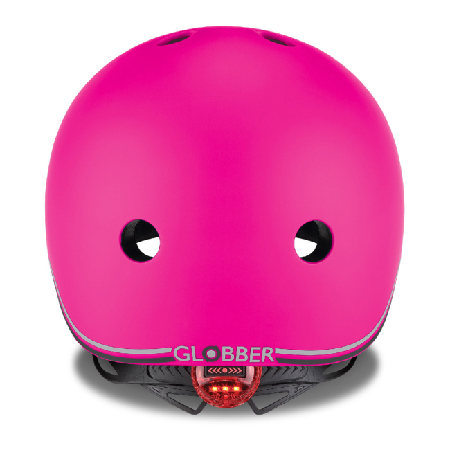 Захисне спорядження - Захисний шолом Globber Evo light рожевий із ліхтариком 45-51 см (506-110)#4