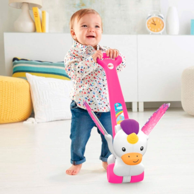 Развивающие игрушки - Игрушка-каталка Fisher-Price Единорог (GCV72)#2