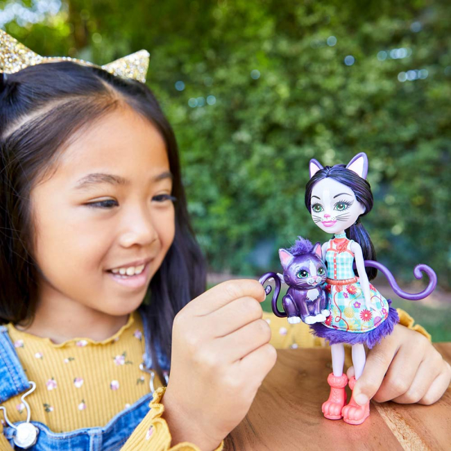 Куклы - Кукла Enchantimals Клаймбер и котенок Сиеста (GJX40)#4