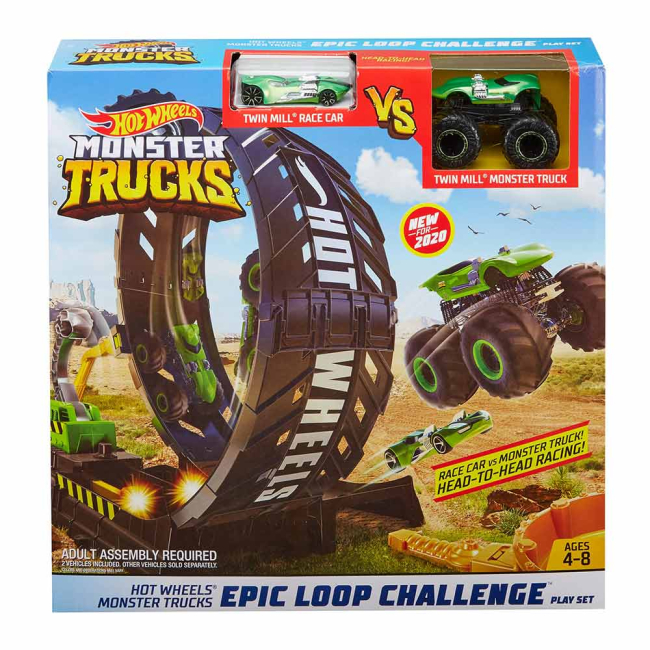Автотреки - Набор Hot Wheels Monster trucks Монстро-петля (GKY00)#4
