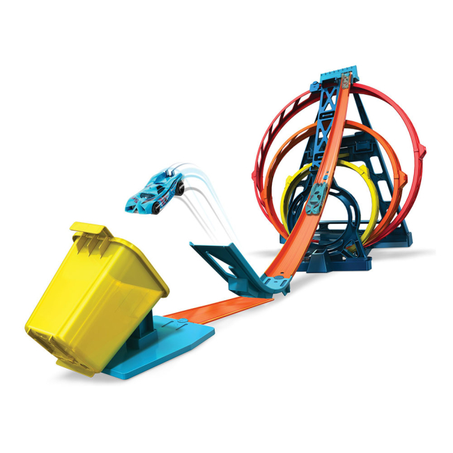 Автотреки - Трек Hot Wheels Track builder Потрійна петля (GLC96)#2