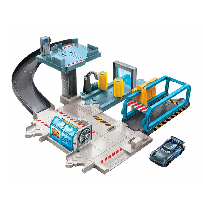 Автотреки - Игровой набор CARS Тюнинг-центр Джексона (GJW43)#2