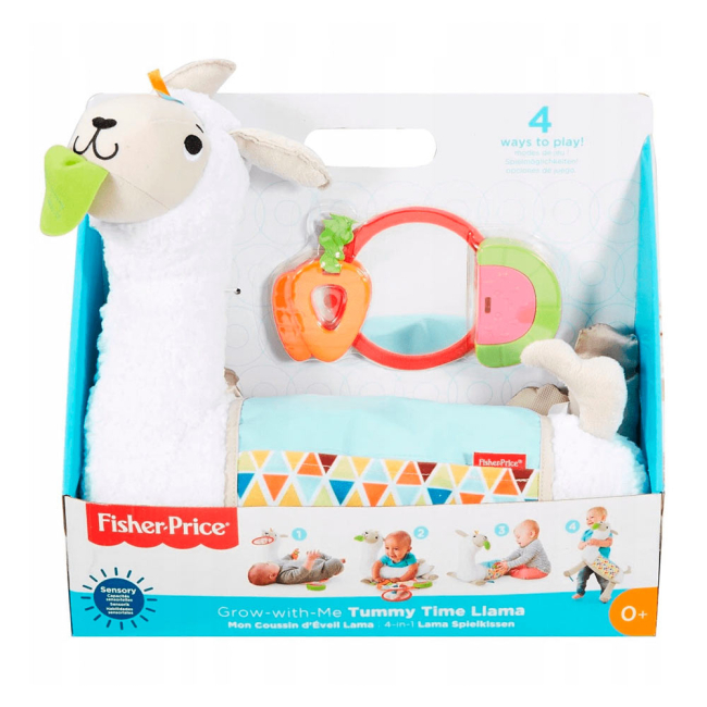 Погремушки, прорезыватели - Развивающая игрушка Fisher-Price Лама (FXC36)#2