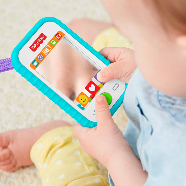 Погремушка-прорезыватель Fisher-Price Мобильный телефон (GML96)#2