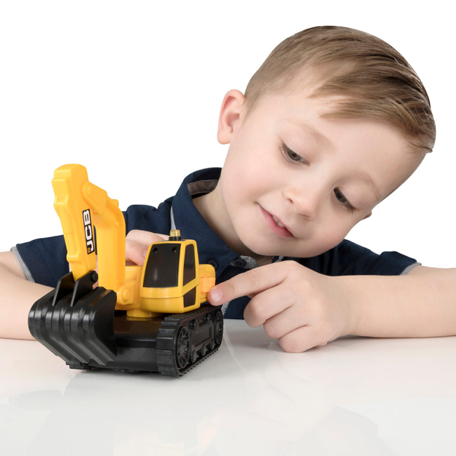 Транспорт і спецтехніка - Машинка Teamsterz JCB Екскаватор із ефектами (1416621)#5