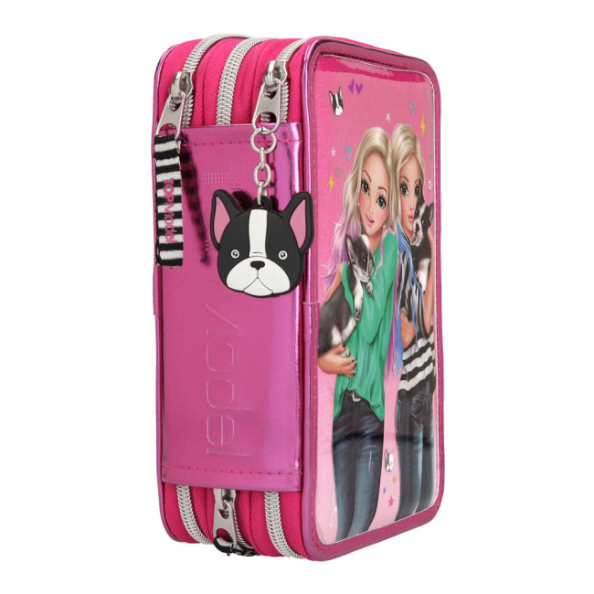 Пеналы и кошельки - Пенал с наполнением Top model Друзья розовый (0410689)#2