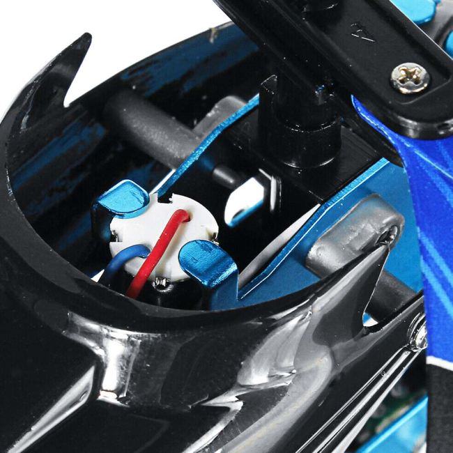 Радиоуправляемые модели - Игрушечный вертолет WL Toys с автопилотом синий (WL-S929b)#3