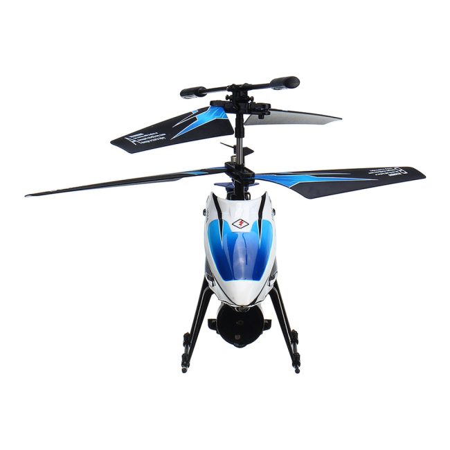 Радіокеровані моделі - Іграшковий гелікоптер WL Toys Водяна гармата синій (WL-V319b)#2