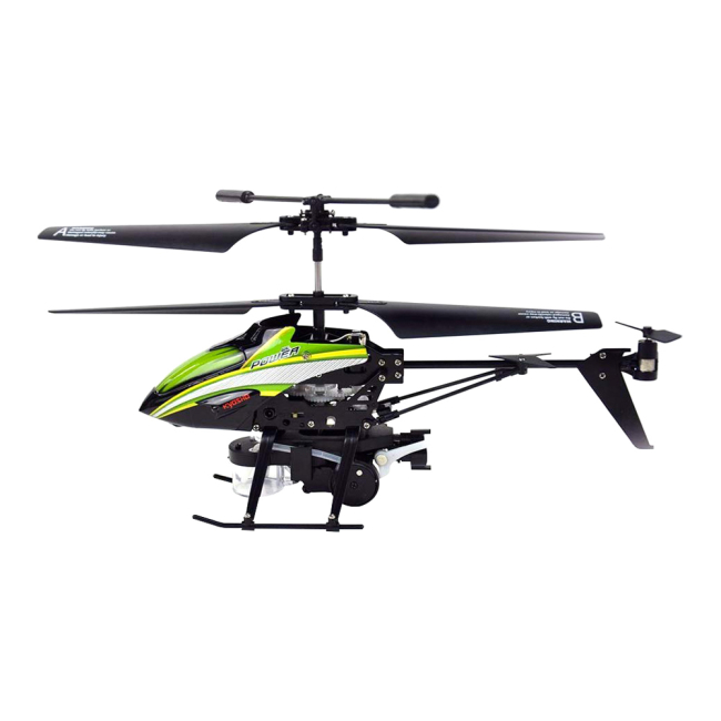 Радіокеровані моделі - Іграшковий гелікоптер WL Toys Мильні бульбашки зелений (WL-V757g)#2