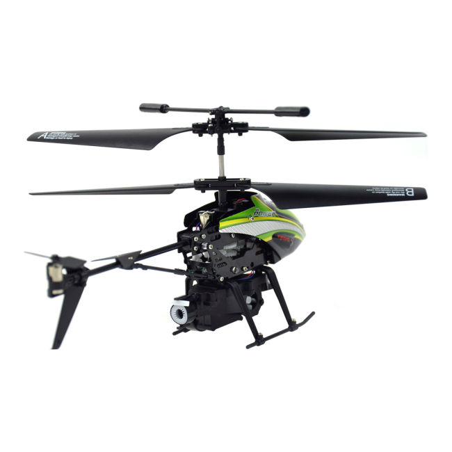 Радіокеровані моделі - Іграшковий гелікоптер WL Toys Мильні бульбашки зелений (WL-V757g)#3