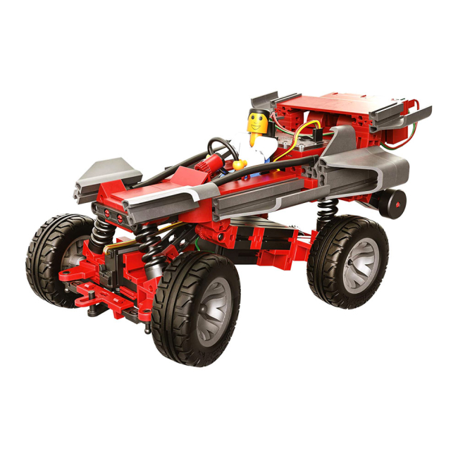 Конструктори з унікальними деталями - Конструктор Fischertechnik Advanced Набір для перегонів на дистанційному керуванні (FT-540584)#3