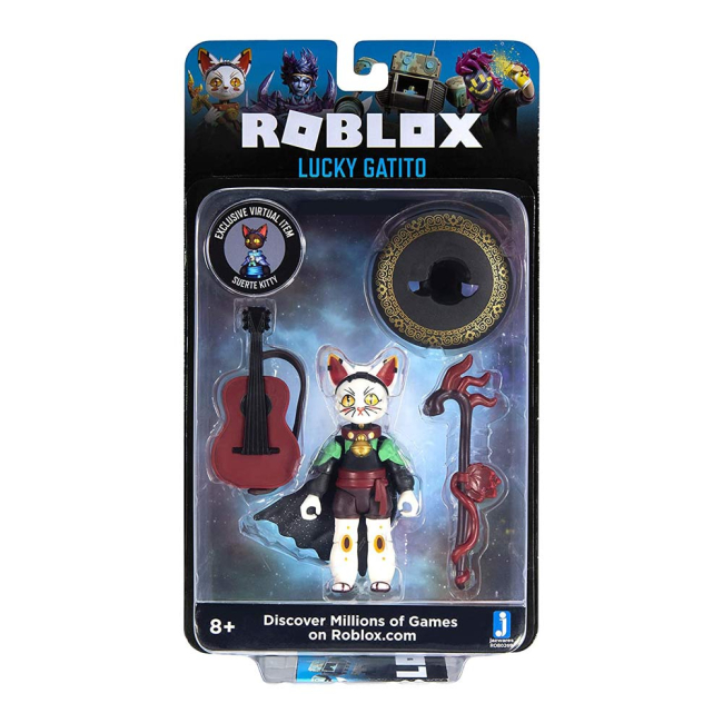 Фигурки персонажей - Фигурка Jazwares Roblox W7 Счастливчик Гатито (ROB0269)#2