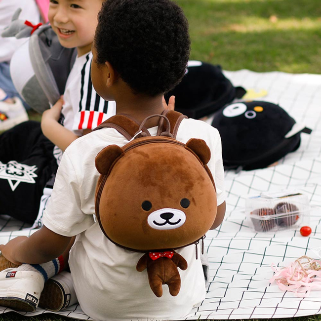 Рюкзаки та сумки - Рюкзак Supercute Коричневе  ведмежа (SF036-a)#5