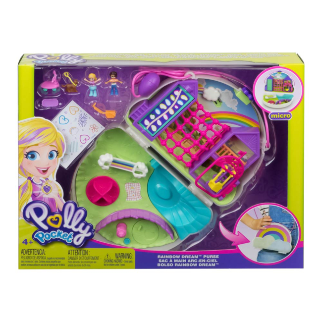 Ляльки - Набір Polly pocket Дивовижний світ Веселка (GKJ63/GKJ65)#4